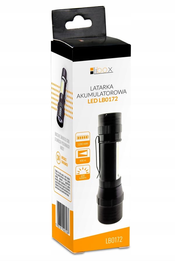 Ladattava taskulamppu LB0172 LIBOX