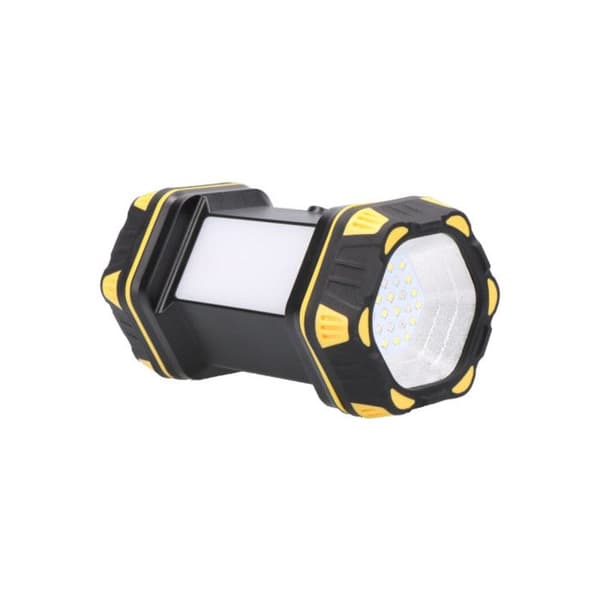 Uppladdningsbar LED-ficklampa - EDM - 400lm - Främre och sidobelysning - Batteritid 17 timmar - IP44