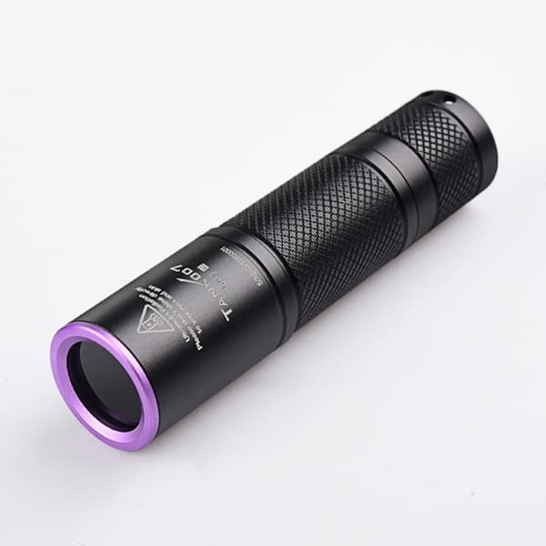 TANK007 365nm ultraviolett ficklampa Handhållen UV-fackla för valutaverifiering