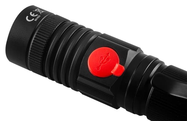 Ladattava USB-taskulamppu 800lm 2 in 1 CREE T6 LED