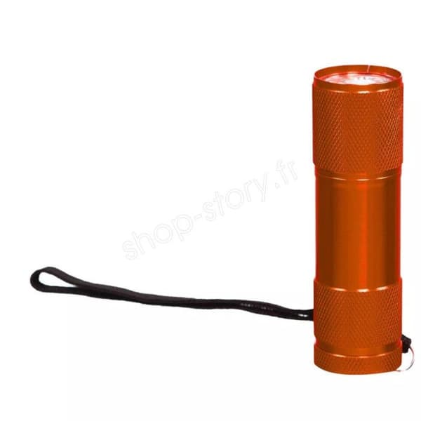 Mini ficklampa i aluminium med 9 LEDs