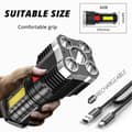 Miniatyrbillede 6 af 8: Lommelygte IPX4 Vandtæt 5 LED COB-lampe med høj lysstyrke 800mAh lithiumbatteri