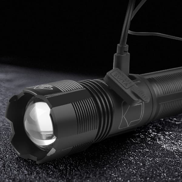 Black Sniper 6-tilan LED-taktinen taskulamppu