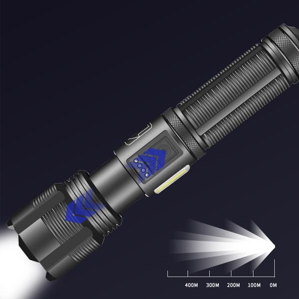 Black Sniper 6-tilan LED-taktinen taskulamppu