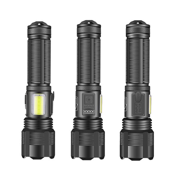 Black Sniper 6-tilan LED-taktinen taskulamppu