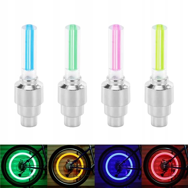 TASKUVALOT edessä takana LED SET VENTS pyörä