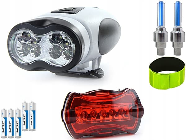 TASKUVALOT edessä takana LED SET VENTS pyörä