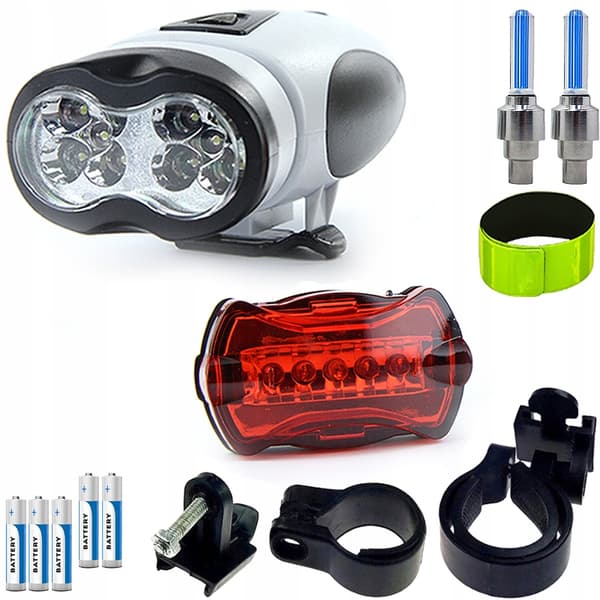 TASKUVALOT edessä takana LED SET VENTS pyörä