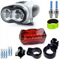 Pikkukuva 1 / 11: TASKUVALOT edessä takana LED SET VENTS pyörä
