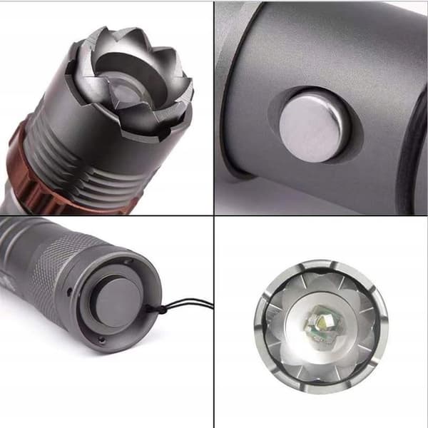 ERITTÄIN TEHOKAS CREE XHP70 LED Tactical Taskulamppu 1km