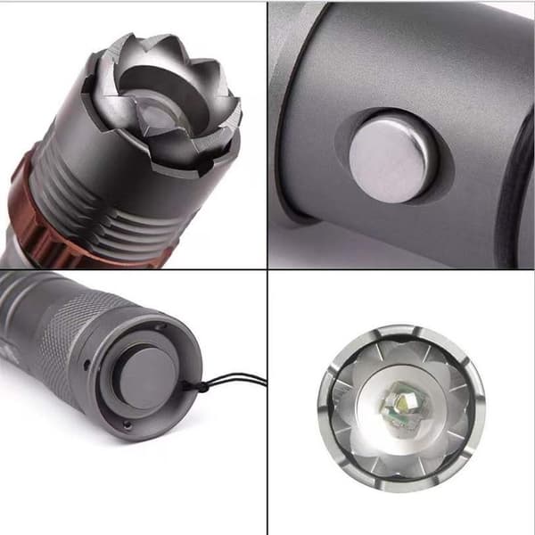 TEHOKAS SOTILASVALAISIN MONITOIMIVIA 5x CREE LED