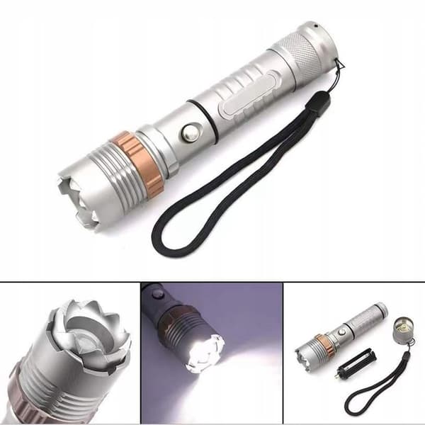 TEHOKAS SOTILASVALAISIN MONITOIMIVIA 5x CREE LED