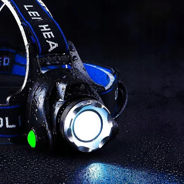 LED FORLYGTE GENOPLADELIG FORLYGTE KRAFTIG ZOOM CREE FORLYGTE