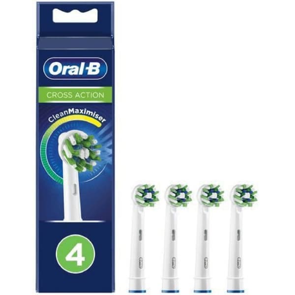 Oral-B CrossAction Borsthuvuden – 4-pack