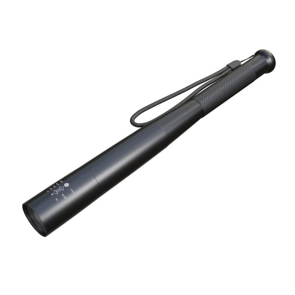 LED-lommelykt i aluminium, 10W, 300 lm, 29 cm, batteridrevet
