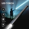 Miniatyrbilde 2 av 5: LED-lommelykt i aluminium, 10W, 300 lm, 29 cm, batteridrevet