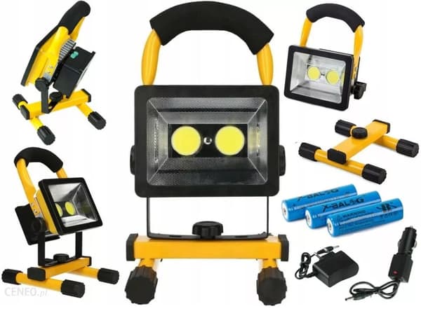 BÄRBAR TRÅDLÖS VERKSTADSLAMPA 50W KRAFTFULL LÅNG LED-LAMPA