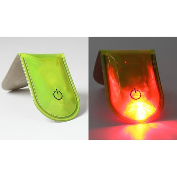 LED-lys Magnetisk klips Sikkerhet Løping Nattcampingaktiviteter - Fluorescerende