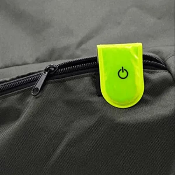 LED-lys Magnetisk Clip Sikkerhed Løb Nat Campingaktiviteter - Lyserød