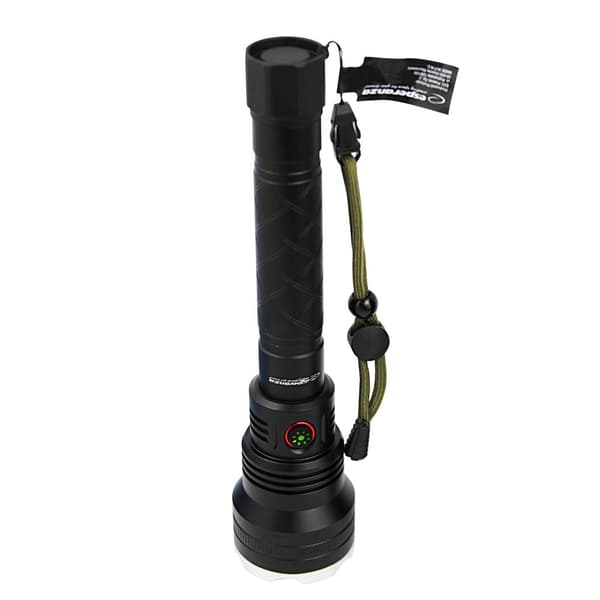Esperanza EOT068 lommelygte sort, genopladelig LED-lommelygte