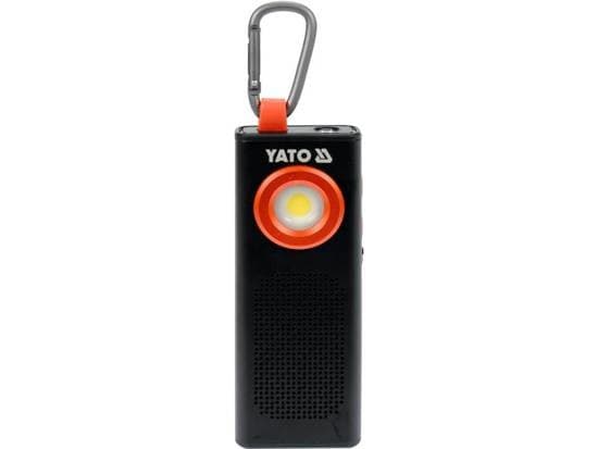 Yato YT-08557 arbejdslampe Sort, Rød LED 5,9 W Sort, Rød
