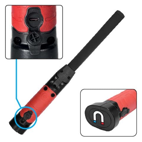 Yato YT-08518 arbetslampa Svart LED 8 W