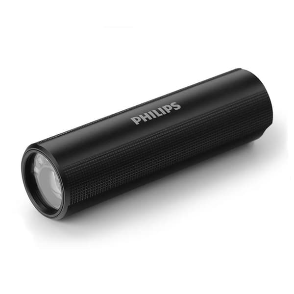 Philips kraftfuld genopladelig lommelygte