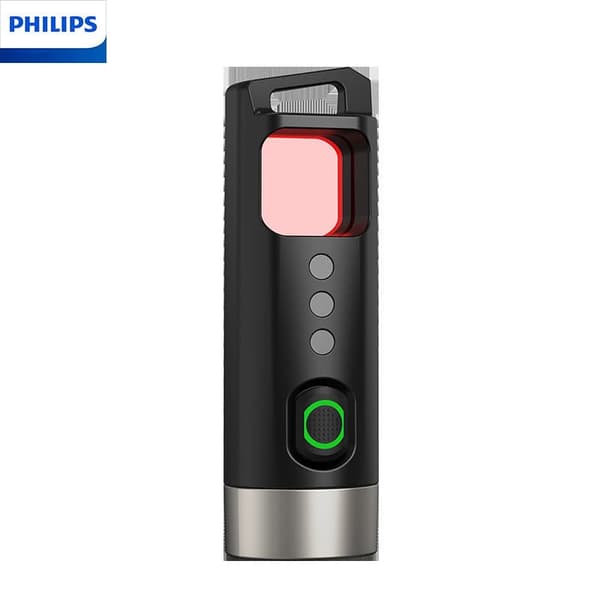 Philipsin turvataskulamppu kannettava avaimenperä valokamera tunnistin punaisen valon suodattimen tunnistus SFL1121P