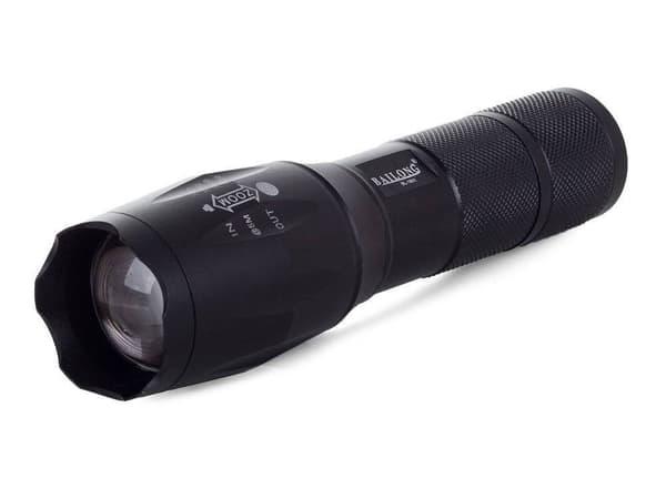 Bailong taktinen taskulamppu cree zoom LED XM-L T6 malli 1831