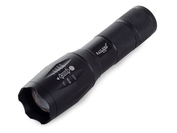 Bailong taktinen taskulamppu cree zoom LED XM-L T6 malli 1831