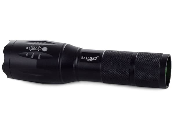 Bailong taktinen taskulamppu cree zoom LED XM-L T6 malli 1831