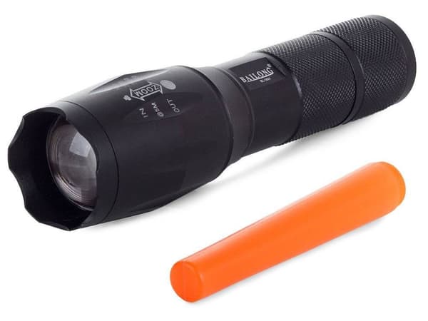 Bailong taktinen taskulamppu cree zoom LED XM-L T6 malli 1831