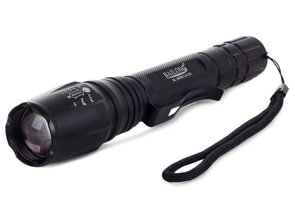 Bailong taktinen taskulamppu CREE XM-L T6 LED -valolla, malli 8668