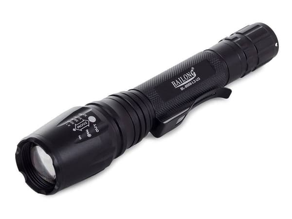 Bailong taktinen taskulamppu CREE XM-L T6 LED -valolla, malli 8668