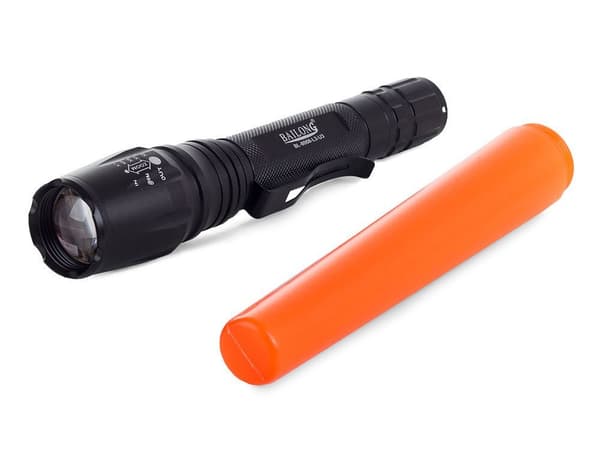 Bailong taktinen taskulamppu CREE XM-L T6 LED -valolla, malli 8668