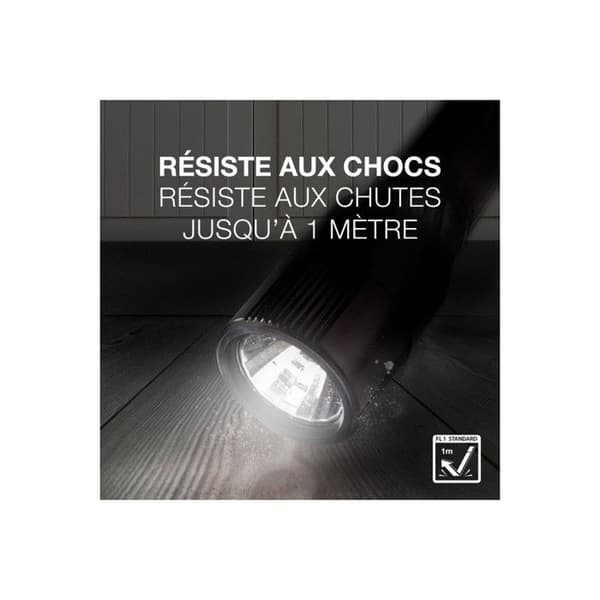 Ficklampa - X - Fokus 2AA - LED - Aluminium - Vattentät