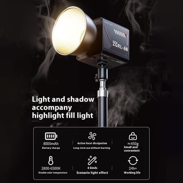 Videovalo LED High Power Fill Light -valokuvausvideokuvauslavavalo