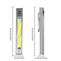 Miniatyrbillede 6 af 6: multifunktionel lommelygte laser pointer magnetisk model lommelygte