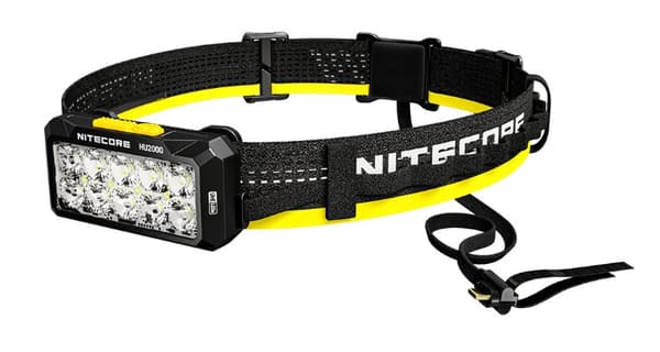 PANDELAMPE H-SERIEN 2000 LUMEN/HU2000 NITECORE Sort, Gul