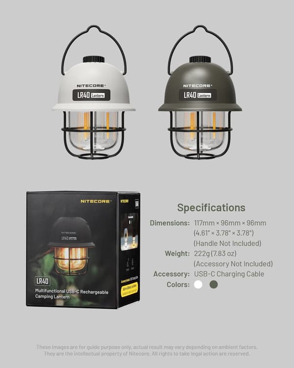 TASKULAMPPU SARJA/100 LUMENIA LR40 NITECORE