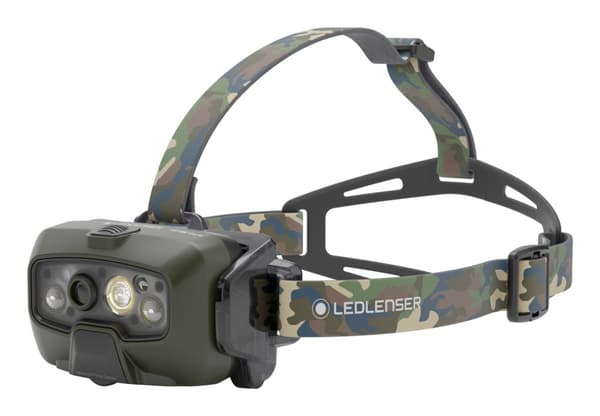 Ledlenser HF8R Core RGB Camouflage - Pääpantataskulamppu LED, vihreä Monivärinen