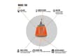 Miniatyrbillede 3 af 3: VANGO MIDGE 180 BATTERILAMPE
