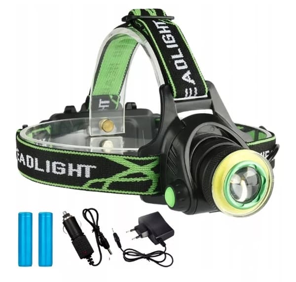 KRAFTFULD LED-PANDELAMPE GENOPLADELIG COB-PANDELAMPE TURISTPANDELAMPE