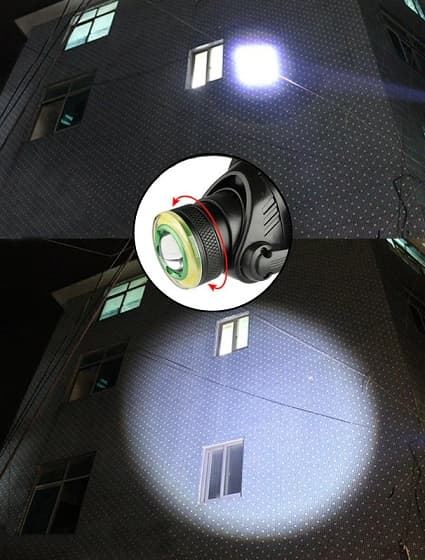 KRAFTFULD LED-PANDELAMPE GENOPLADELIG COB-PANDELAMPE TURISTPANDELAMPE