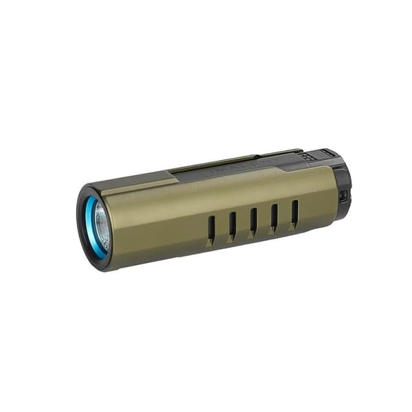 Lommelygte, 4000 Lumen lysstyrke, genopladeligt 18350 batteri,Grøn, Lille, LITHIUM ION