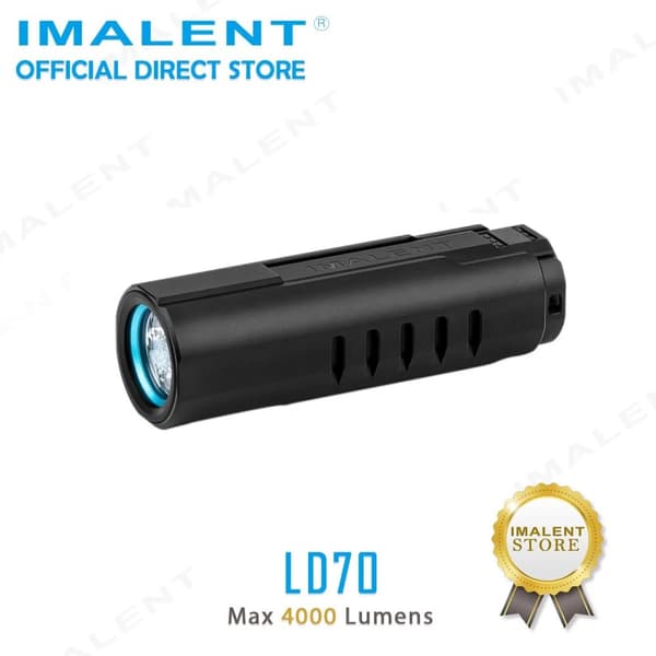 Lommelygte, 4000 Lumen lysstyrke, genopladeligt 18350 batteri,LITHIUM ION, Sort, Lille