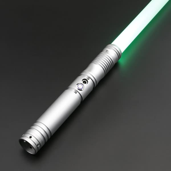 TXQSABER Lyssabel, 82 cm klinge længde, 12 RGB farver,Premium Baselit, Sølvhåndtag