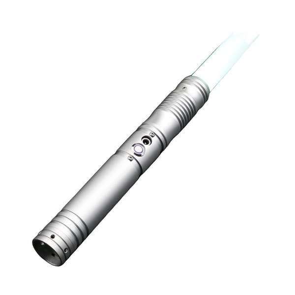 TXQSABER Lyssabel, 82 cm klinge længde, 12 RGB farver,Premium Baselit, Sølvhåndtag