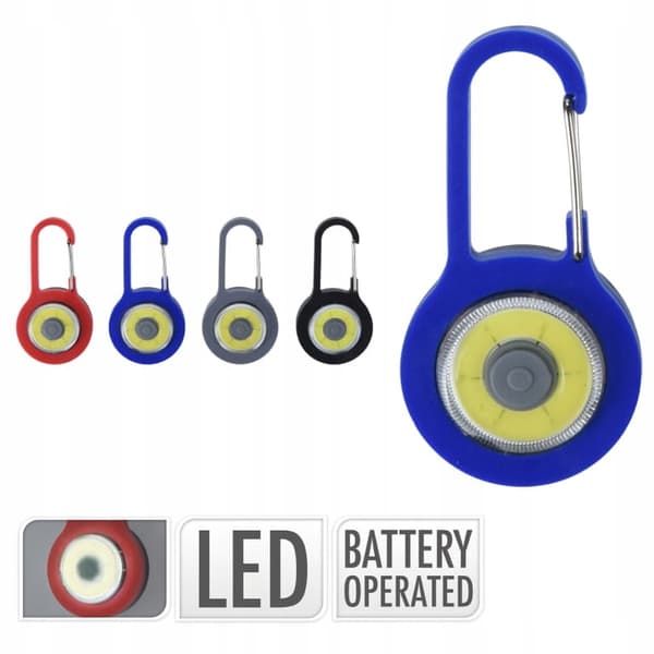 LED-lommelygte med nøglering