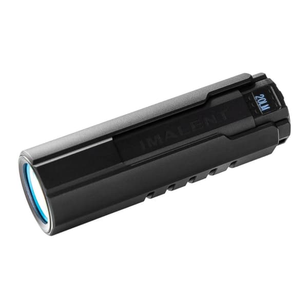 Kraftfuld EDC Lommelygte, 4000 Lumen Lysstyrke, USB Magnetisk Opladning,S, LITHIUM ION, Sort